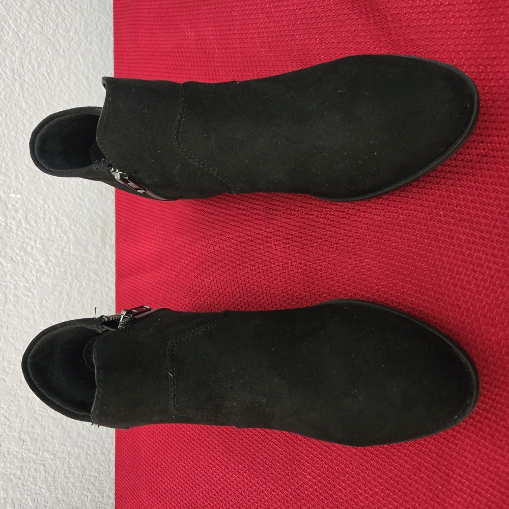 Sun + Stone Black Ankle Boots
